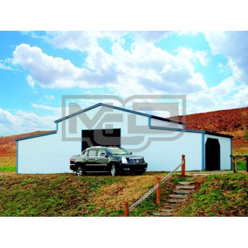 Carolina Steel Barn | Vertical Roof | 44W x 21L x 12H | Metal Barn