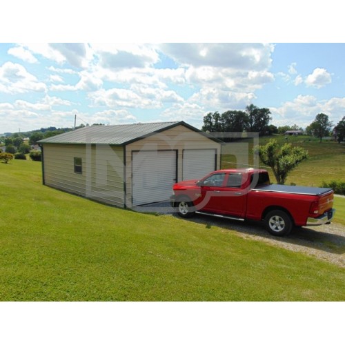 Garage | Vertical Roof | 22W x 31L x 9H